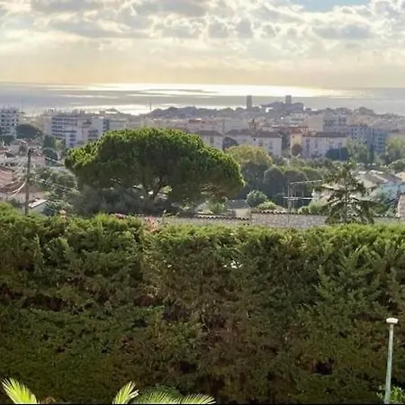 Apartmán Beautiful 82m2, Wifi, Air Conditioning, Sea View & Pool & Tennis Antibes
