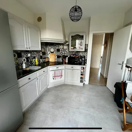 Apartmán Beautiful 82m2, Wifi, Air Conditioning, Sea View & Pool & Tennis Antibes