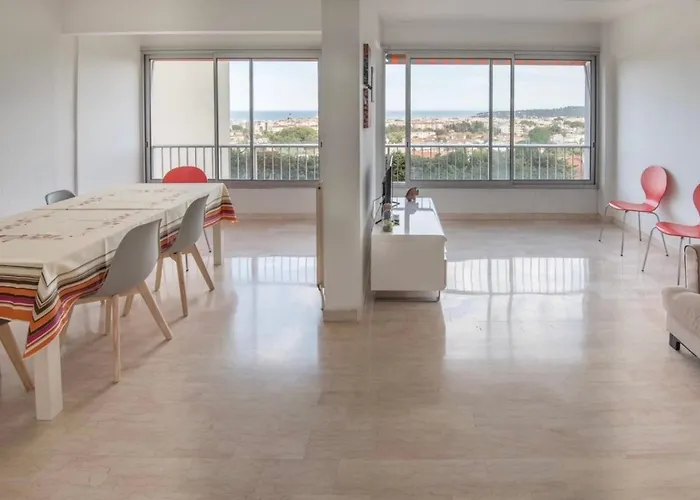 Lejlighed Beautiful 82m2, Wifi, Air Conditioning, Sea View & Pool & Tennis Antibes